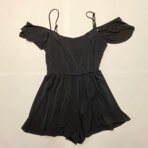 Urban Outfitters Fun Black Romper (Medium)